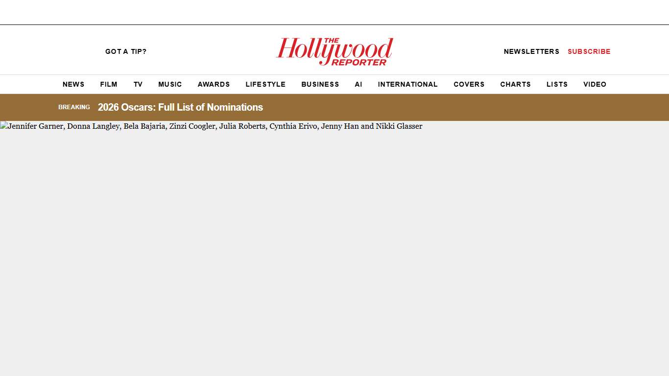 The Hollywood Reporter Most Powerful Women in Entertainment 2025